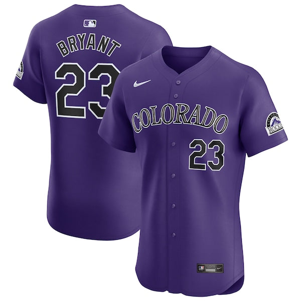 Kris Bryant Colorado Rockies Nike Alternate Elite Player Jersey - Purple