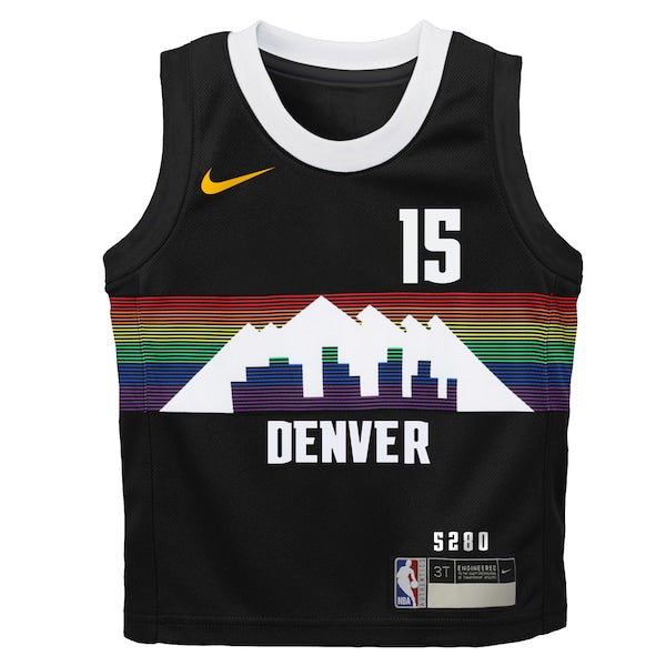 Nikola Jokić Denver Nuggets Nike Preschool 2025/26 City Edition Swingman Jersey - Black