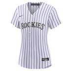 Colorado Rockies Nike Women's #1 Bride Home Replica Jersey - White