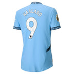Erling Haaland Manchester City Puma 2024/25 Home Authentic Player Jersey - Light Blue