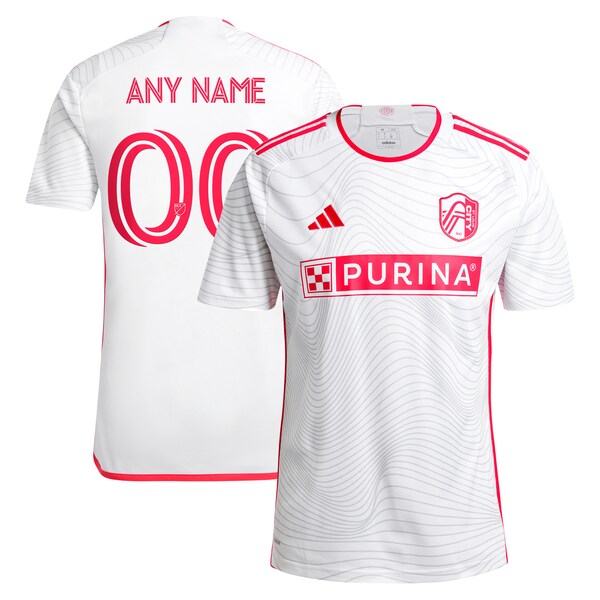 St. Louis City SC adidas 2024 The Confluence Kit Replica Custom Jersey - White