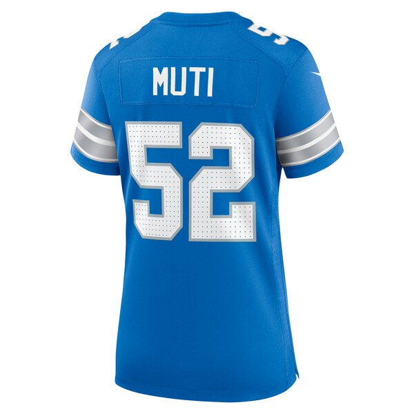 Netane Muti Detroit Lions Nike Women's Game Jersey -  Blue