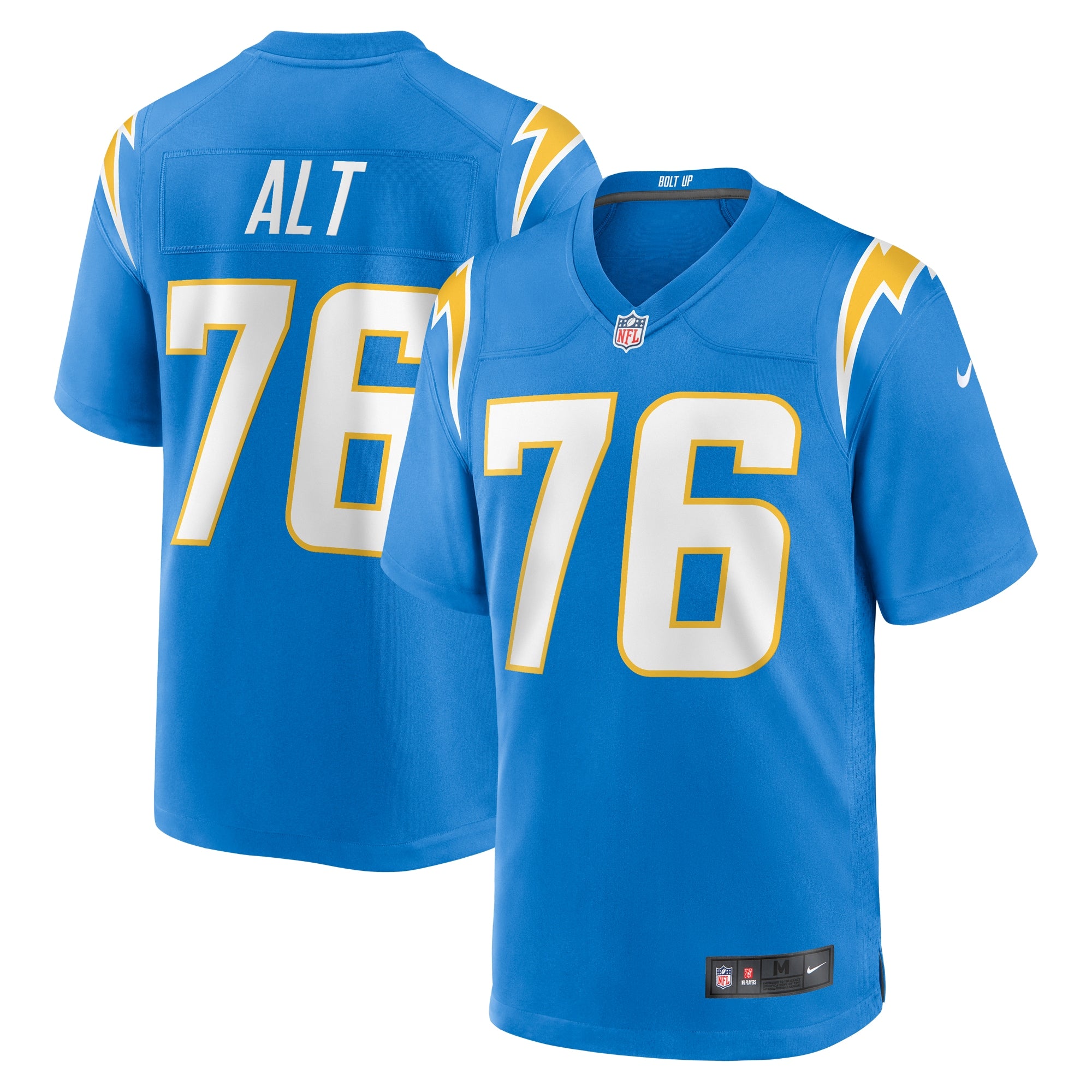 Joe Alt Los Angeles Chargers Nike Alternate Super Chargers Game Player Jersey - Navy/Powder Blue/Gold