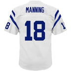 Peyton Manning Indianapolis Colts Youth 2006 Retired Player Legacy Jersey - White/Royal