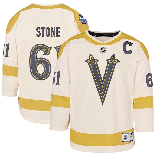 Mark Stone Vegas Golden Knights Preschool 2024 NHL Winter Classic Premier Player Jersey - Cream