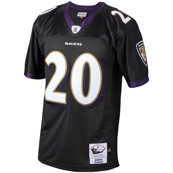 Ed Reed Baltimore Ravens 2004 Authentic Throwback Retired Player Jersey - Black