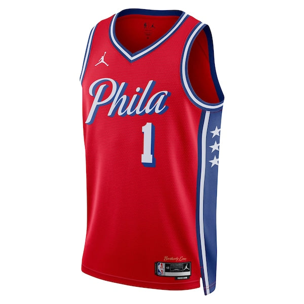 James Harden Philadelphia 76ers Jordan Brand Unisex Swingman Jersey - Statement Edition - Red
