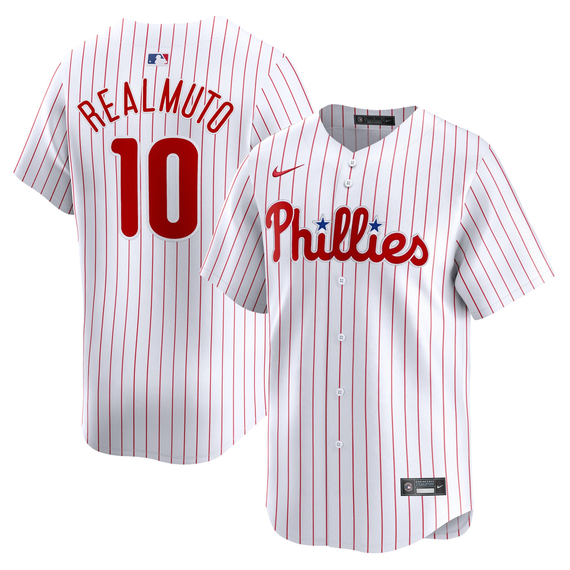 J.T. Realmuto Philadelphia Phillies Nike Away Limited Player Jersey - Gray/White