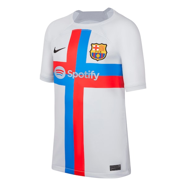 Pedri Barcelona Nike Youth 2022/23 Third Breathe Stadium Replica Player Jersey - Gray