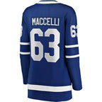 Matias Maccelli Toronto Maple Leafs  Women's Home Breakaway Jersey - Blue