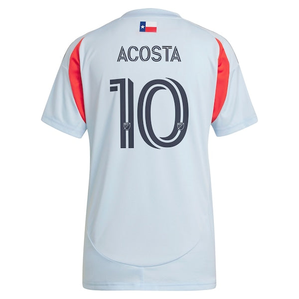 Luciano Acosta FC Dallas adidas Women's 2025 The Inferno Kit Replica Player Jersey - Light Blue