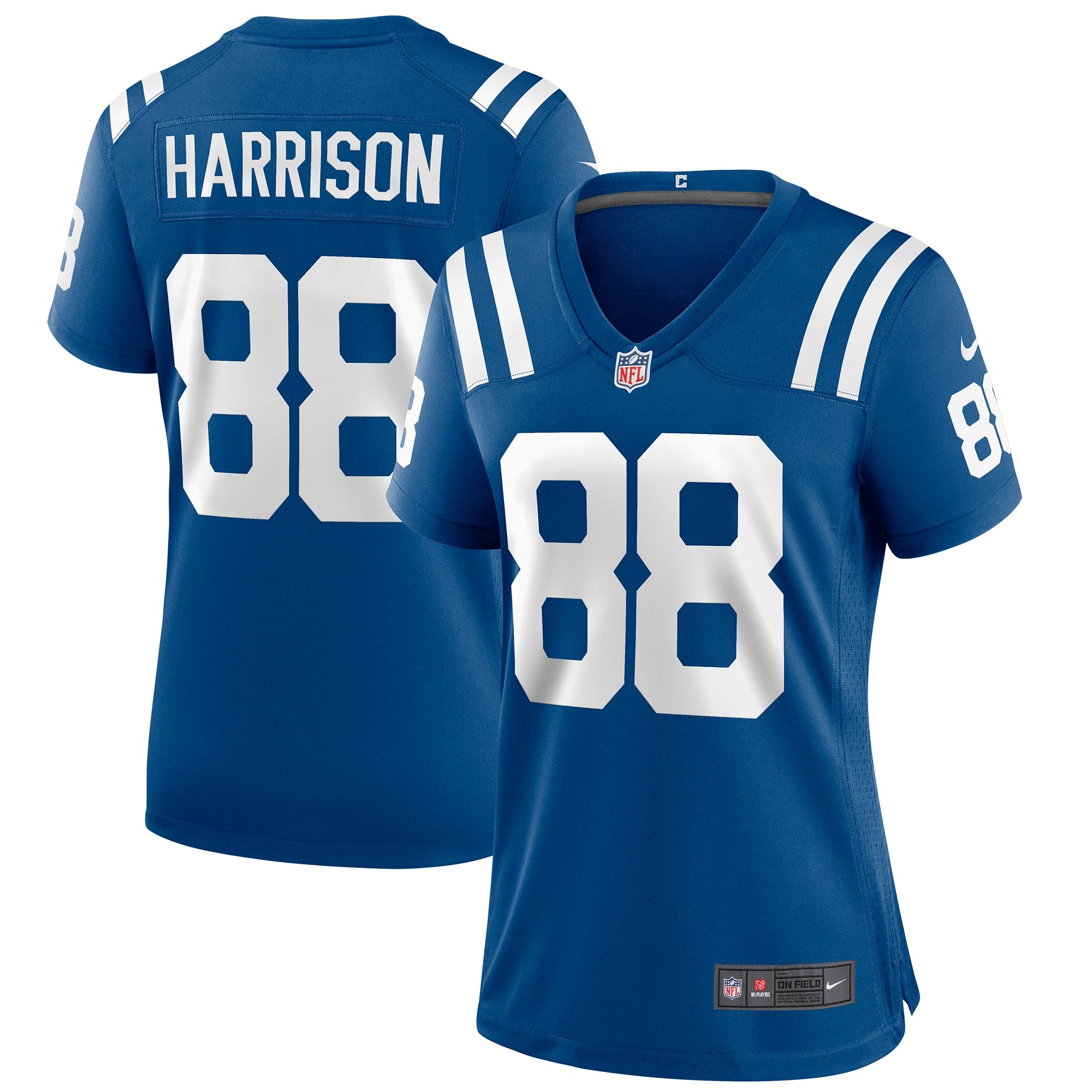 Marvin Harrison Indianapolis Colts Nike Women's Indiana Nights Alternate Game Jersey - Royal/Royal