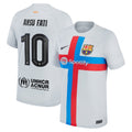Ansu Fati Barcelona Nike 2022/23 Third Breathe Stadium Replica Player Jersey - Gray