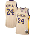 Men's Los Angeles Lakers Kobe Bryant Gold 2008-09 Hardwood Classics Authentic Player Jersey