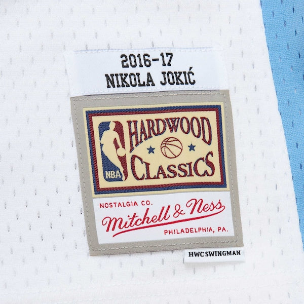 Nikola Jokic Denver Nuggets 2016/17 Throwback Swingman Jersey - White