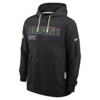 Cleveland Browns Nike 2025 NFL Crucial Catch Sideline Standard Issue Dri-FIT Hoodie - Black