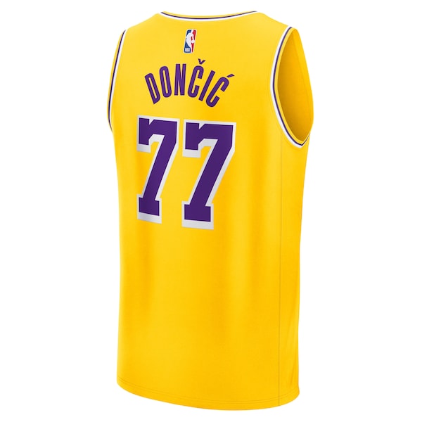 Luka Dončić Los Angeles Lakers  Big & Tall Fast Break Player Jersey - Gold - Icon Edition