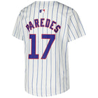 Isaac Paredes Chicago Cubs Nike Youth Home Player Game Jersey - White