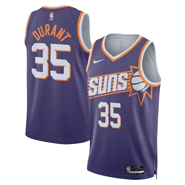 Kevin Durant Phoenix Suns Nike Unisex Swingman Jersey - Icon Edition - Purple/White