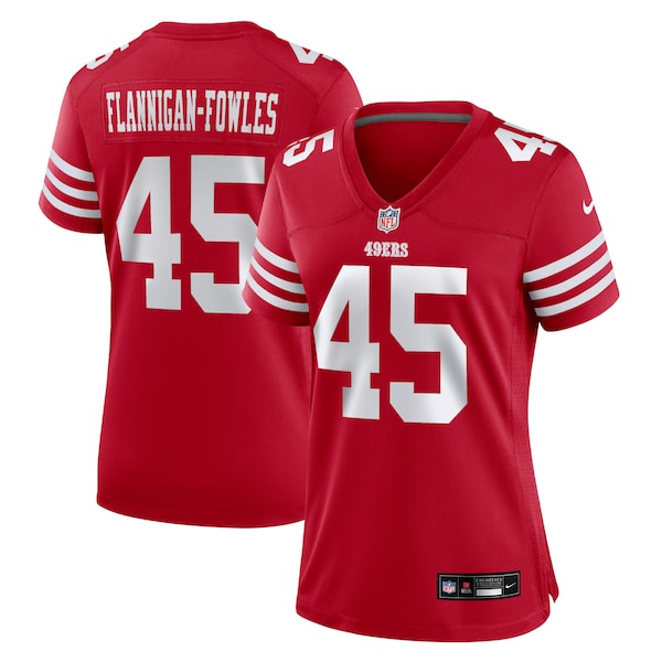 Demetrius Flannigan-Fowles San Francisco 49ers Nike Women's  Game Jersey -  Scarlet