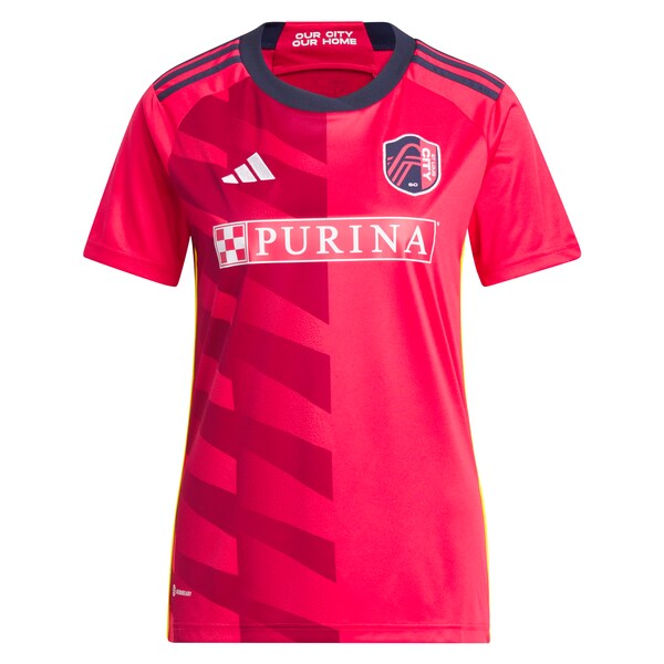 João Klauss St. Louis City SC adidas Women's 2024 CITY Kit Replica Jersey - Red