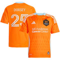 Griffin Dorsey Houston Dynamo FC adidas Youth 2025 Season 20 Replica Player Jersey - Orange