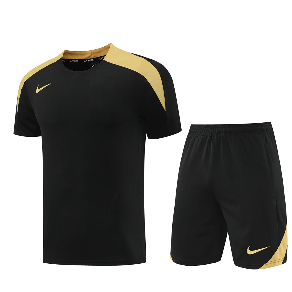 Nike Short Sleeve Training Jersey Set-ND05- Black/Yellow