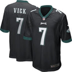 Michael Vick Atlanta Falcons Nike Throwback Game Limited Jersey - Black