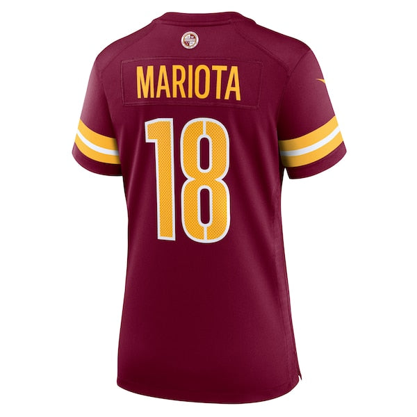Marcus Mariota Washington Commanders Nike Women's  Game Jersey -  Burgundy