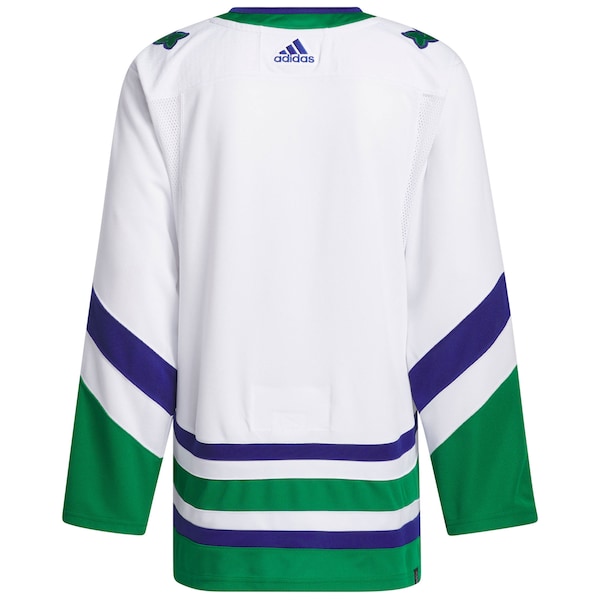 Carolina Hurricanes adidas Whalers Primegreen Authentic Jersey - White