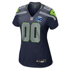 Seattle Seahawks Nike Women's 50th Season Team Custom Game Jersey - College Navy/Royal/Neon Green