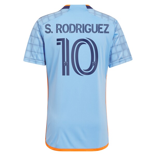 Santiago Rodríguez New York City FC adidas 2024 The Interboro Kit Replica Player Jersey – Light Blue