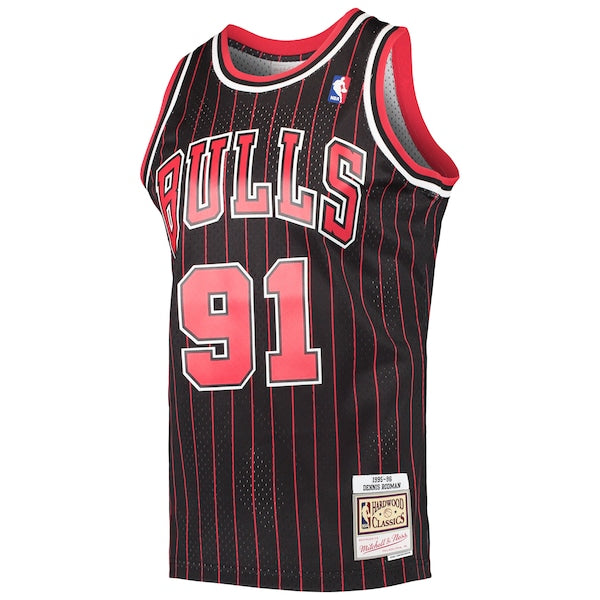 Dennis Rodman Chicago Bulls  Hardwood Classics Swingman Jersey - Black