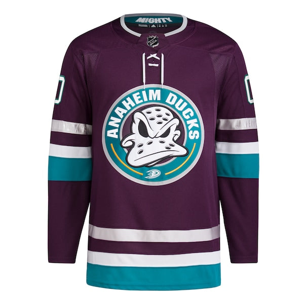 Anaheim Ducks adidas  Alternate 30th Anniversary Primegreen Authentic Custom Jersey - Purple