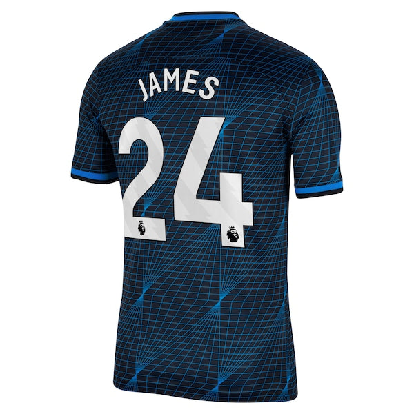 Reece James Chelsea Nike 2023/24 Away Stadium Replica Player Jersey - Navy/Blue/Mint