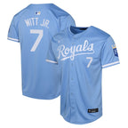 Bobby Witt Kansas City Royals Nike Youth Alternate Limited Player Jersey – Light Blue