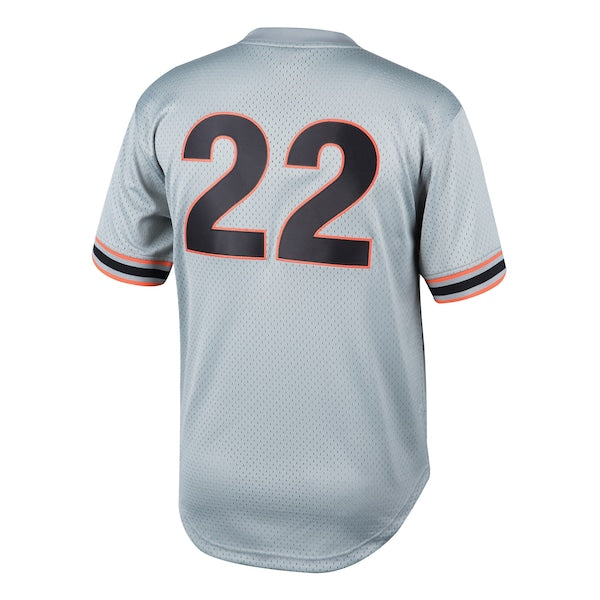 Will Clark San Francisco Giants Youth Cooperstown Collection Mesh Batting Practice Jersey - Gray