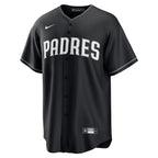 Manny Machado San Diego Padres Nike Lights Out Replica Player Jersey - Black