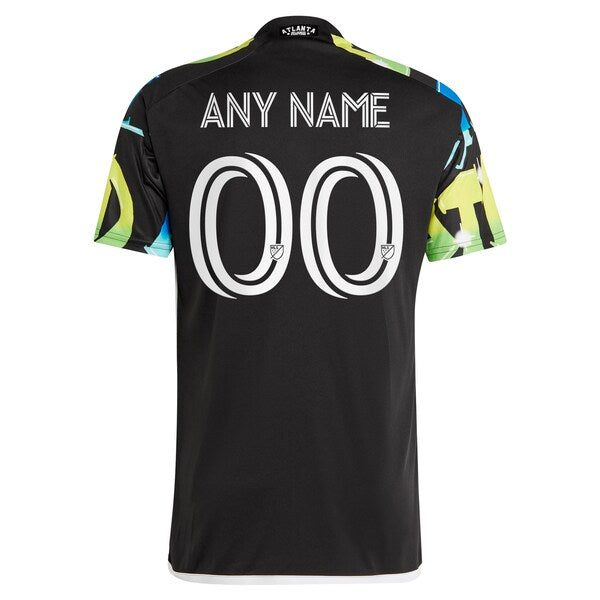 Atlanta United FC adidas 2024 The 404 Replica Custom Jersey - Black