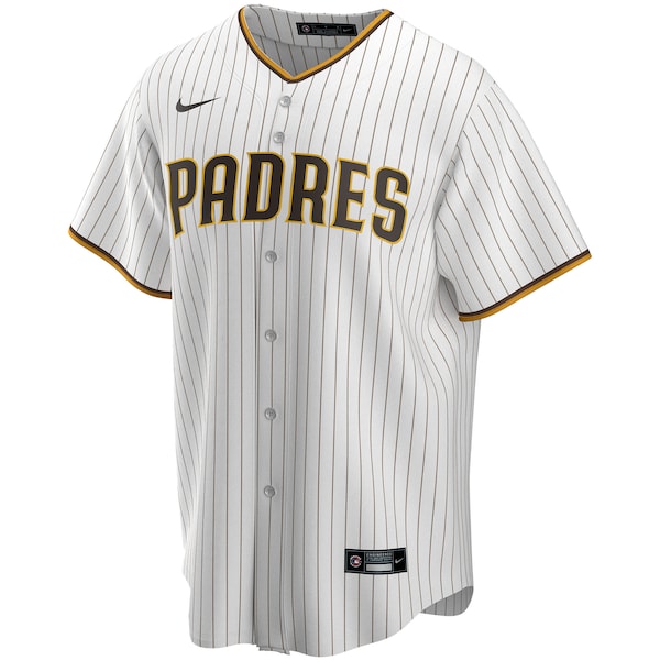 San Diego Padres Nike Home Replica Custom Jersey - White