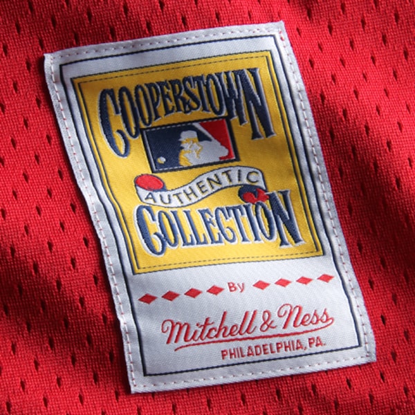 Ozzie Smith St. Louis Cardinals Cooperstown Mesh Batting Practice Jersey - Red/Navy