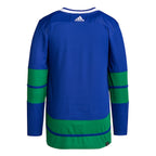 Vancouver Canucks adidas Men's Alternate Primegreen Authentic Blank Jersey - Blue