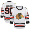 Connor Bedard Chicago Blackhawks Youth Away Replica Player Jersey - White/Red