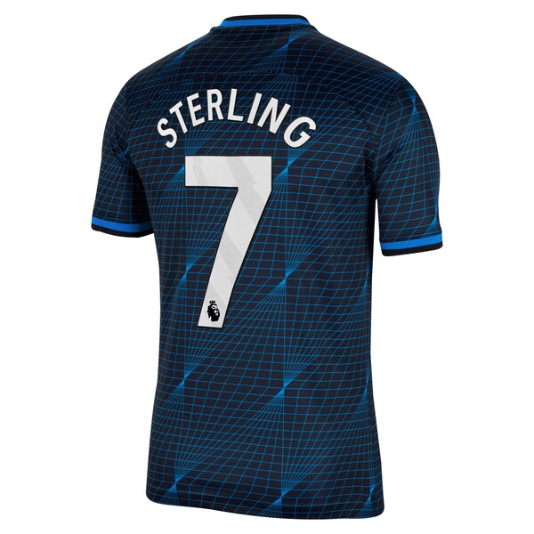 Raheem Sterling Chelsea Nike 2023/24 Away Stadium Replica Player Jersey - Navy/Blue/Mint