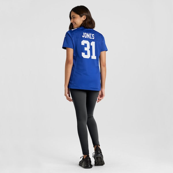 Nic Jones New York Giants Nike Women's Team Game Jersey -  Royal