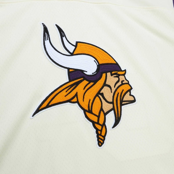 Randy Moss Minnesota Vikings Chainstitch Legacy Jersey - Cream