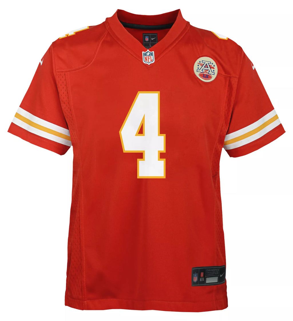 Rashee Rice Kansas City Chiefs Nike Youth Game Jersey -  Red/White