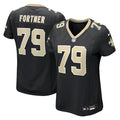 Luke Fortner New Orleans Saints Nike Women's Team Game Jersey -  Black