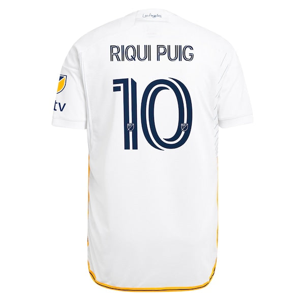 Riqui Puig LA Galaxy adidas 2024 Angeleno Kit Authentic Player Jersey - White/Green