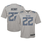 Derrick Henry Tennessee Titans Nike Youth Atmosphere Game Jersey - Gray